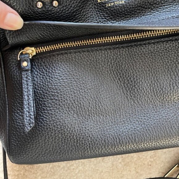 Kate Spade New York Grant Park Shelby Black Handbag Purse, Black - Picture 3 of 6